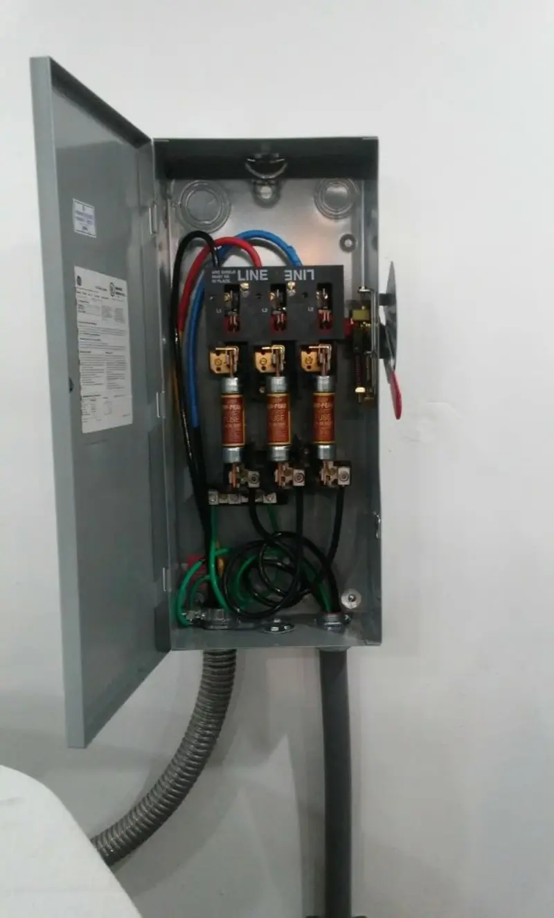 Three-phase disconnect switch installed for Electrical Wiring & Rewiring in Pawling
